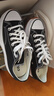 匡威（Converse）官方 Run Star Hike低帮帆布流星厚底鞋黑色168816C 黑色/168816C 37.5 实拍图