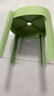 塑料凳子家用加厚可叠放风车儿童圆凳现代简约客厅餐桌塑胶椅子 绿色 实拍图