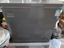 美的（Midea）【新款全新升级】冰柜家用商用冷柜冷藏冷冻保鲜柜小型冰柜节能省电冰箱卧式冰柜 一级能效 200L 灰色 200KMF(E) 实拍图