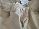 RAJKPOOR新品纯棉牛仔裤女2026春秋季休闲窄版高腰显瘦小个子九分直筒裤子 卡其色长裤《春秋款》 XL /29-建议116-125斤 实拍图