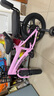 贝琦童（BEIQITONG）儿童自行车单车2-3-4-6-9-10岁男孩童车中大童女孩小孩宝宝脚踏车 尊享粉【一体轮】暴君轮靠背后座 14寸适合身高(90-105)CM 实拍图