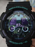卡西欧（CASIO）G-SHOCK 海洋之心潮流炫色运动双显男表 霓彩武士 GA-100BL-1ADR 实拍图