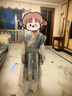 罗蒙汉服男童长袖夏款男孩古装儿童唐装幼儿园毕业演出服 天水碧 130 实拍图