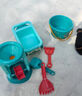 ZOCO儿童软胶耐摔沙滩桶套装男女宝宝小铲挖沙玩雪工具小孩子戏水玩具 沙漏5件套 实拍图