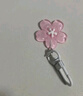 摩托车公仔浪漫果冻樱花钥匙扣 【粉色】1个装 实拍图