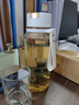 天喜（TIANXI）磁弹泡茶杯磁吸茶水分离杯子运动水壶大容量水杯男士喝茶杯 【加厚款】优雅白840ml 实拍图