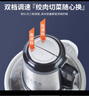 HANJIAOURS汉佳欧斯大功率大容量电动家用多功能绞馅机绞肉机 不锈钢绞肉机 6L 配【两把刀】 晒单实拍图