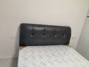 全友家居意式简约风头层牛皮床头软包靠背卧室1.5米×2米真皮双人大床 实拍图