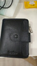 金利来钱包男高档真皮商务多卡位短款卡包证件包品牌礼盒生日礼物送男士 黑色 高档中国风礼盒+礼品袋 竖款  头层牛皮 实拍图