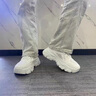 花花公子（PLAYBOY）男鞋夏季2026新款透气网面休闲增高鞋子男款男士老爹鞋运动板鞋男 白色 CPL1259065 41 实拍图