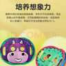 艾杰普（JEPPE）儿童撕不烂变脸面具洞洞书0-3岁幼儿认知卡早教益智玩具礼物 实拍图