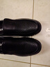 啄木鸟皮鞋男真皮夏季镂空透气凉皮鞋男士商务休闲软底防滑中老年爸爸鞋 黑色夏季款【放心买头层牛皮】 单层 41 【尺码标准】 实拍图