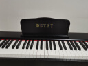 贝琪（Betsy）B351电钢琴88键重锤成人儿童电子钢琴家用练习初学者专业考级钢琴 B353-重锤88键木纹黑+圆腿琴架 实拍图