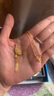 中国黄金（CHINA GOLD）足金精品幸福花嫁流苏黄金套链项链送女友老婆生日七夕情人节礼物 约 5.8g（克重多退少补） 实拍图