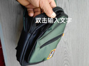 运动新款胸包轻便胸前斜挎包休闲时尚多功能单肩背包防水耐磨包包 绿色 实拍图