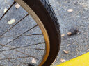 KENDA 建大k924自行车外胎22X1.75通勤自行车外带大颗粒防滑耐磨光头轮胎老式自行车复古车轮胎黑色 实拍图