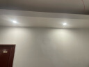 雷士（NVC）LED筒灯嵌入式三色可调筒射灯客厅天花灯走廊过道灯背景牛眼灯 铝材Ra90-漆白6瓦三色-孔75-85mm 实拍图