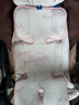babycare天丝苎麻车席透气宝宝专用手推车坐垫通用席子云朵小熊38×70CM 实拍图
