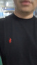 Polo Ralph Lauren 拉夫劳伦 男装 经典版平纹针织圆领棉T恤RL13450 001-黑色 S 实拍图