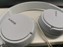 索尼（SONY）MDR-ZX110AP 有线耳机头戴式 3.5mm接口 有麦电脑笔记本手机适用办公学生网课学习 白色 实拍图