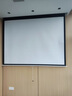 虾皮投影幕布手动幕布手拉式幕布投影家用客厅手动升降无需电动电影4K卧室壁挂自锁窗帘式幕布 白塑 【100英寸4:3】手拉自锁回弹幕布 实拍图