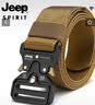 JEEP SPIRIT吉普磁力扣机能腰带男士皮带休闲户外帆布编织尼龙帆布军训腰带 实拍图
