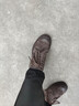 跨足行马丁靴男中帮英伦风工装靴子男士高帮沙漠短靴春夏季透气增高皮鞋 棕色-春夏款 38 皮鞋码 实拍图