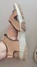 骆驼（CAMEL）魔术贴沙滩户外徒步登山男士休闲凉鞋 G15M307028 沙漠黄 42 实拍图