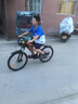邦德富士达 自行车男女成人24级变速山地车碟刹减震前叉青少年儿童越野单车 【24寸 钢架】 黑红色 实拍图