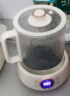 乐扣乐扣全玻璃养生壶电热水壶分体式烧水煮茶壶小花茶壶恒温加热保温迷你泡茶壶EJK3355WHT 1L 实拍图