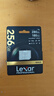 雷克沙（Lexar）256GB TF（MicroSD）存储卡 U3 V60 A1 读280MB/s 写180MB/s 高速内存卡 4K超清录制（GOLD） 实拍图