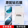 KOOLIFE【升级防碎边】适用 vivox100s钢化膜vivox100s手机膜保护贴膜维沃玻璃全屏覆盖超薄高清防摔指纹 实拍图