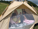 九千谷帐篷户外折叠便捷式露营野营过夜全自动沙滩室内加厚防雨9260 实拍图