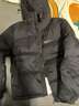 鸭鸭【255g充绒】反季羽绒服男短款加厚冬季新款时尚面包服保暖外套HG 黑色 2XL 实拍图