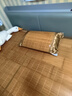 黄古林 竹凉席夏季折叠凉席席子学生宿舍家用单人贴身可裸睡冰丝席双面 2.6MM细竹床席款丨竹三件套 200cm*180cm 实拍图