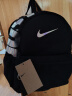 耐克（NIKE）儿童双肩包 玲珑小巧旅行包书包休闲包DR6091-017 黑蓝钩 实拍图