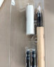 斑马牌（ZEBRA）小树钢笔学生练字笔 入门级书法笔原生木杆钢笔生日礼物 配2个蓝墨囊 C-FFR7白色 F尖 实拍图