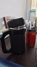 富光办公保温杯商务水杯子带把手带滤网茶杯304不锈钢水杯壶黑色500ml 实拍图