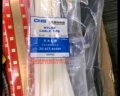 CHS长虹塑料尼龙扎带8*500 国标线束固定捆扎绑带耐高温理线器 100根 白色 实拍图