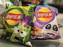 乐事（Lay's）夏季限定原切薯片 浓郁蒜香味 135克 实拍图