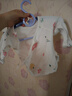 童泰婴儿半背衣春秋纯棉和尚服初生宝宝衣服满月服上衣粉色52cm 实拍图