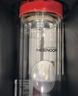 希诺双层玻璃杯家用办公水杯女高颜值过滤泡茶杯子XN-9331红色 240mL 实拍图