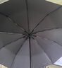 天堂 全自动雨伞三折 10骨加固一键开收易甩干简约晴雨伞 天际灰 实拍图