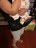 安迪兰婴儿腰凳背带宝宝多功能抱抱托轻便四季两用抱娃神器【墨金黑】 实拍图