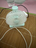 YOUMAKER小风扇usb/电风扇/小电扇桌面/台扇办公宿舍学生户外大风力床头车载迷你便携婴儿车壁挂夹式充电扇 【充电款-白】2600mAh充插两用丨三挡调节 实拍图