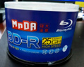 铭大金碟（MNDA）BD-R DL 1-6速 50G 蓝光可打印 50片桶装 蓝光空白光盘 刻录光盘 实拍图