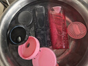 特百惠（Tupperware）茶韵500ML塑料杯男女士学生夏季运动水杯子户外便携大容量 柔蜜粉 实拍图