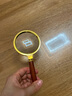 【全网低价】得力(deli)直径70mm 复古金属框木质手柄架放大镜 实拍图