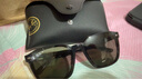 雷朋（RayBan）太阳镜大框眼镜修饰显脸小户外墨镜0RB4392D礼物礼物 601/9A黑色镜框深绿色偏光镜片 尺寸66 实拍图