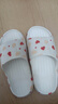 DFBK日本孕妇专用防滑拖鞋室内家居浴室洗澡eva不臭脚静音家用凉拖鞋 印花爱心【日本R11级防滑】 36 37 【正码】 实拍图